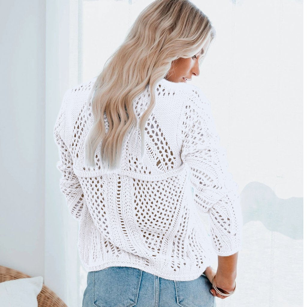 Farrah Woven Knitwear Sweater